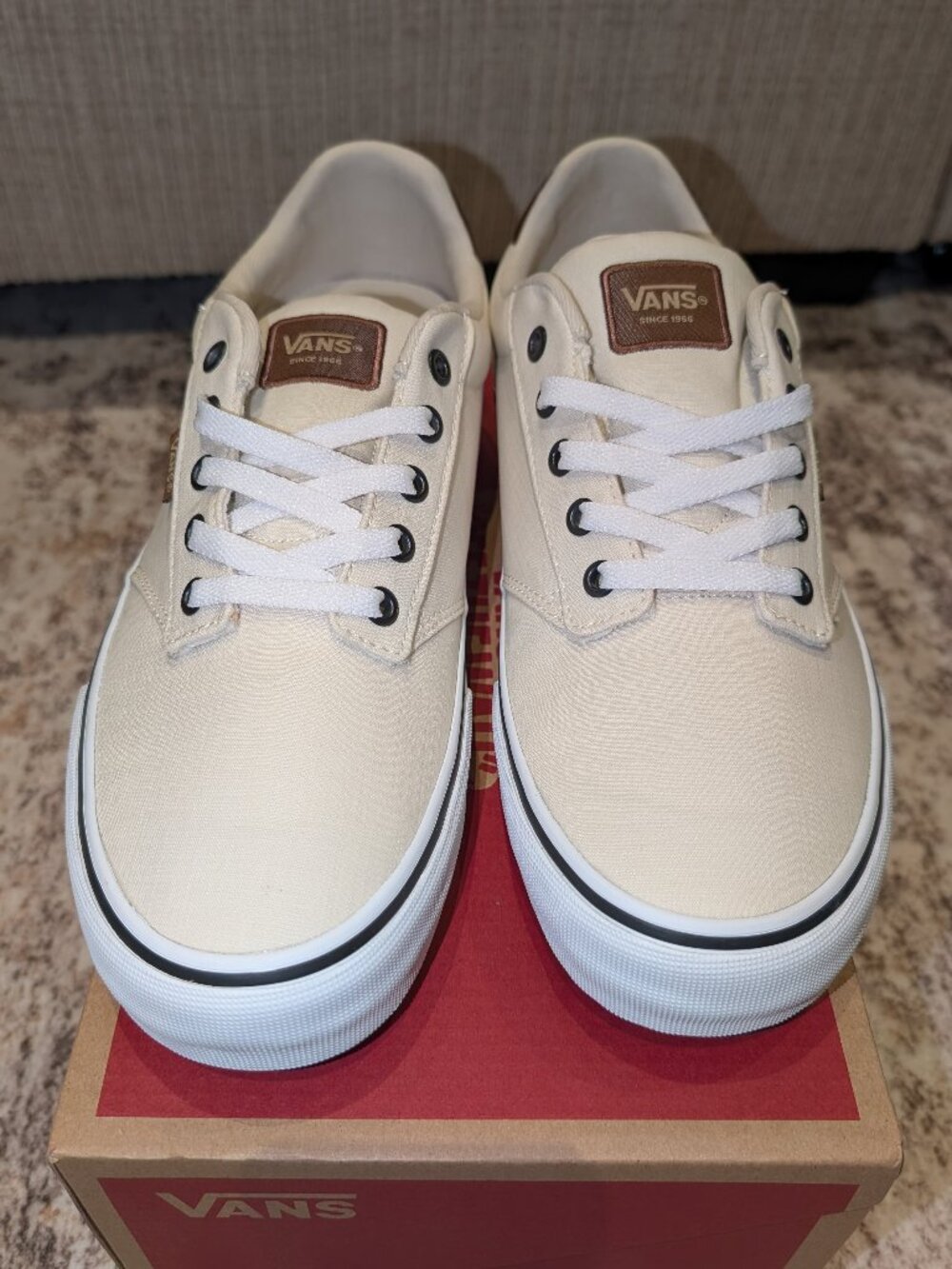 Men's Size 10 NWT Vans Atwood Deluxe Woven Turtledove Sneakers